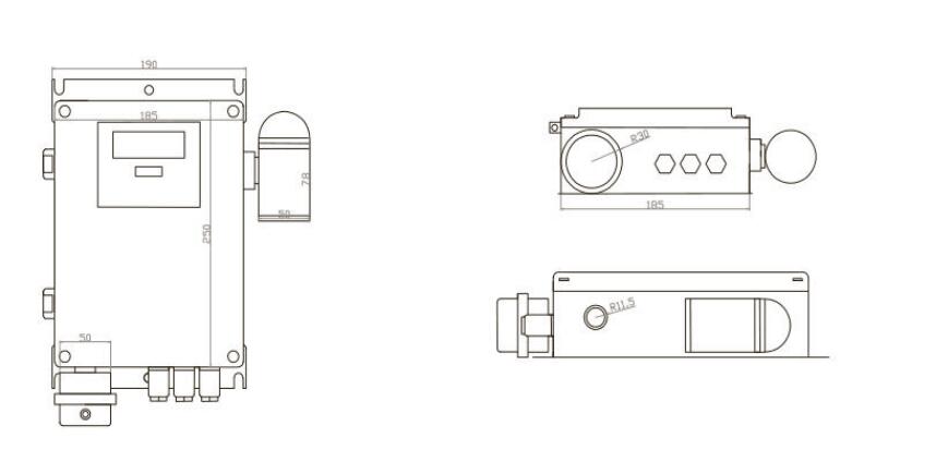 糧食倉庫粉塵濃度檢測儀 大理石打磨車間粉塵監測儀